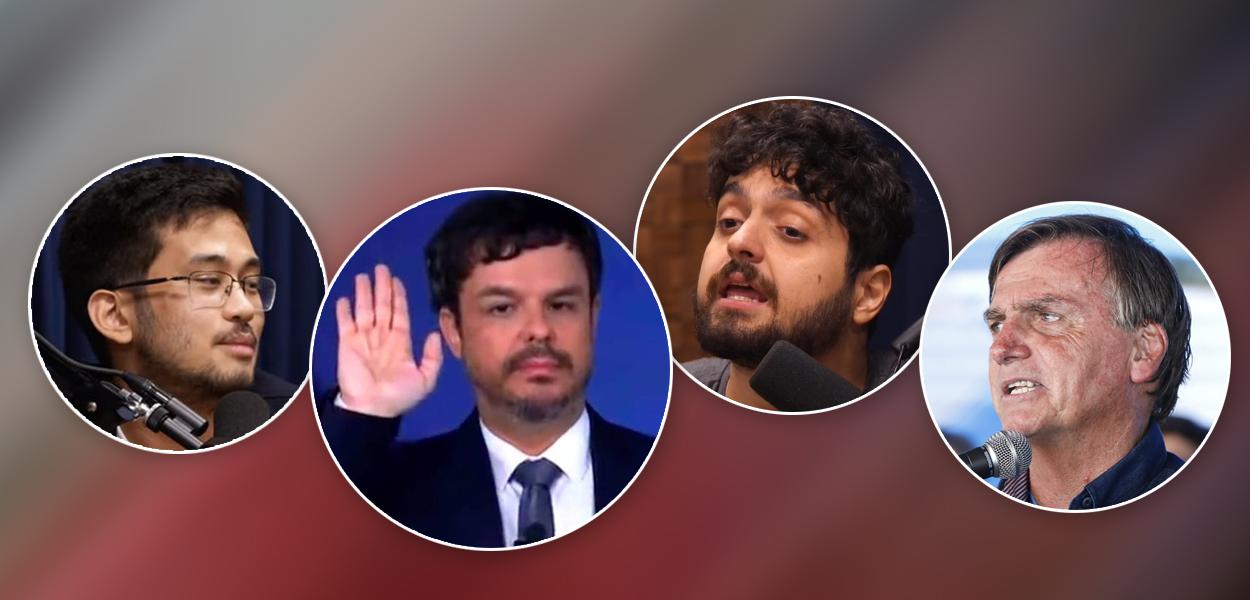 Kim Kataguiri, Adrilles, Monark e Bolsonaro