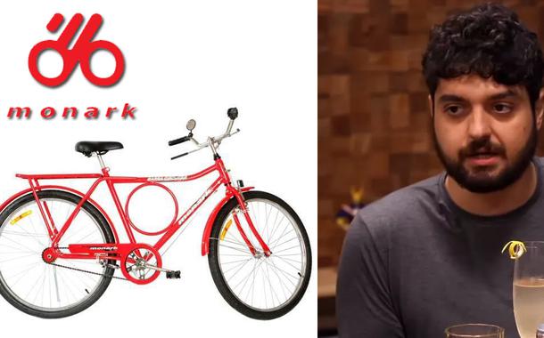 Marca de bicicletas Monark e o apresentador Bruno Aiub, conhecido como Monark