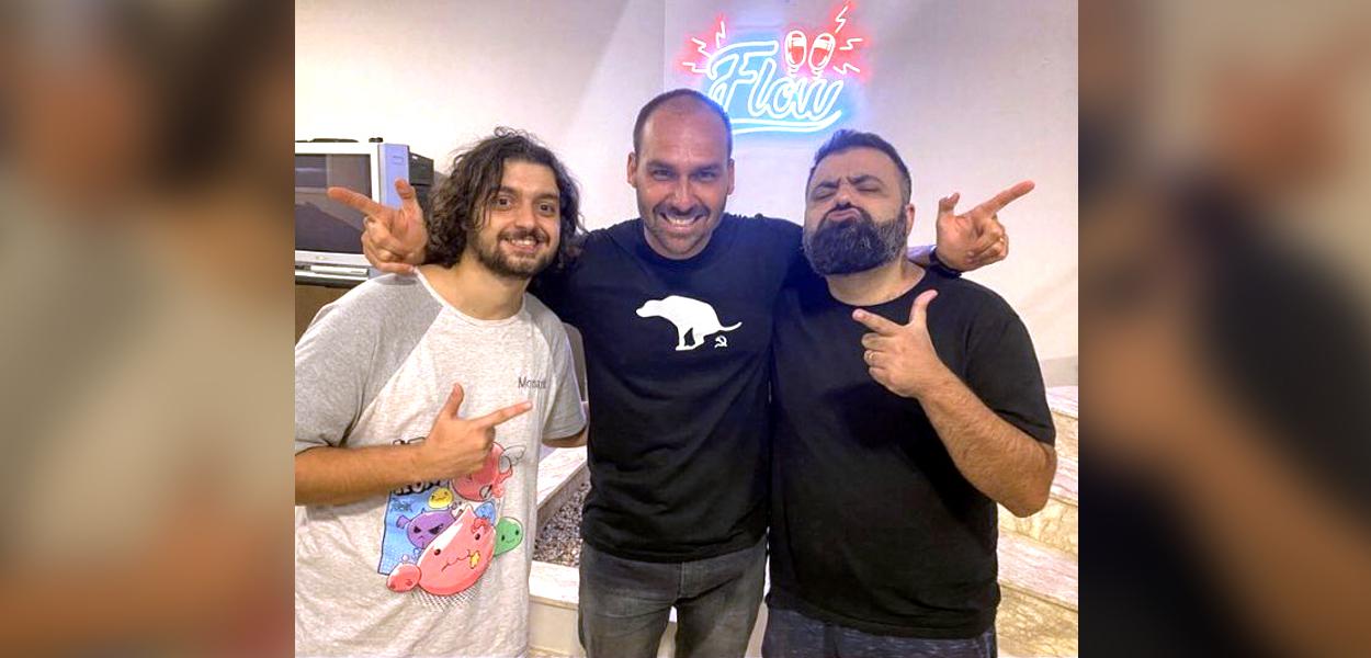 Monark, Eduardo Bolsonaro e Igor Coelho