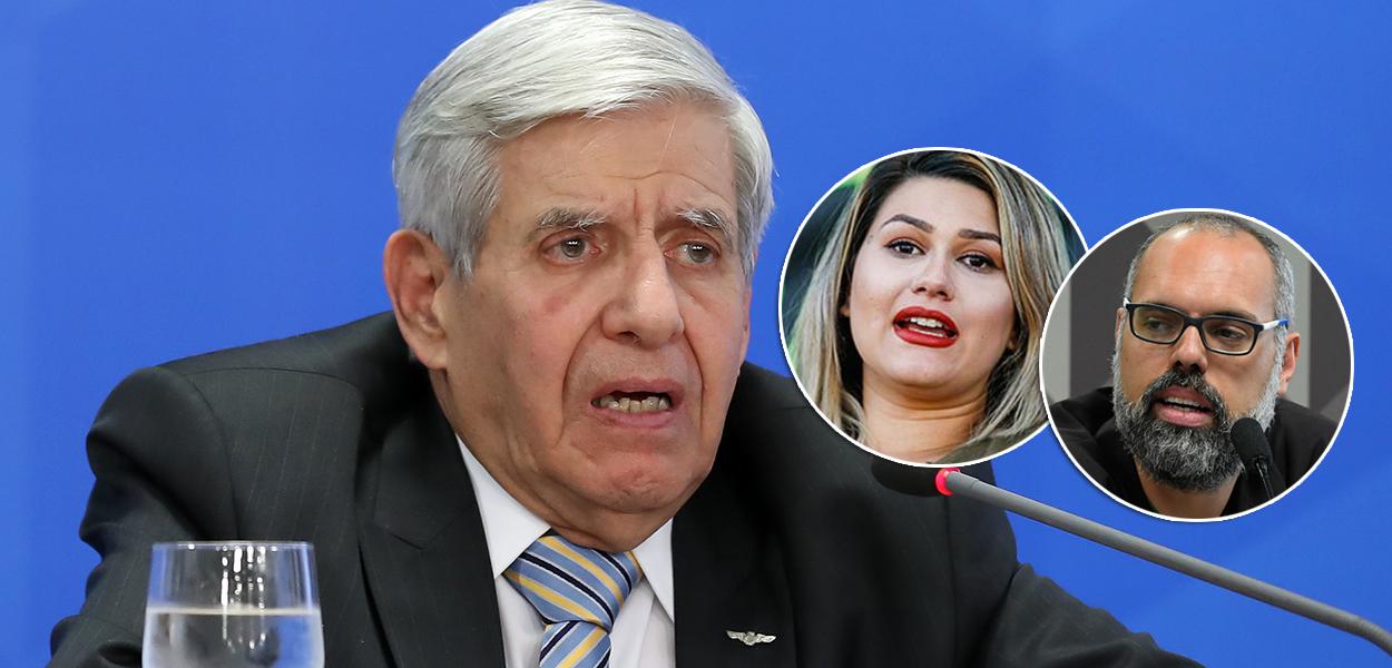 General Heleno, Sara Winter e Allan dos Santos