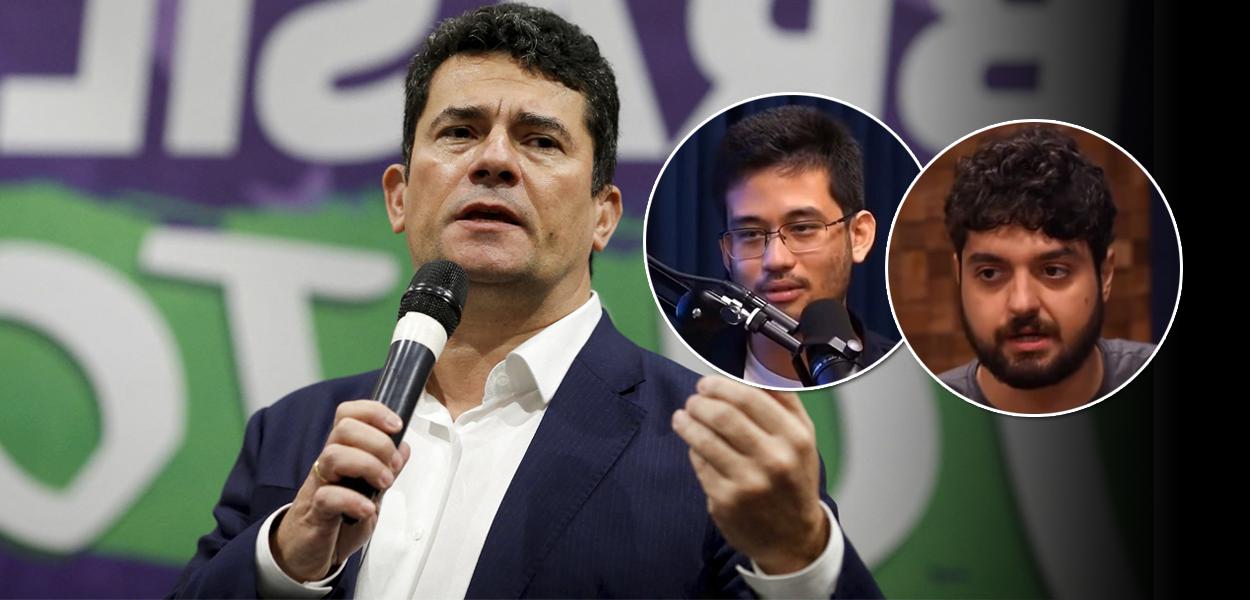 Sergio Moro, Kim Kataguiri e Monark