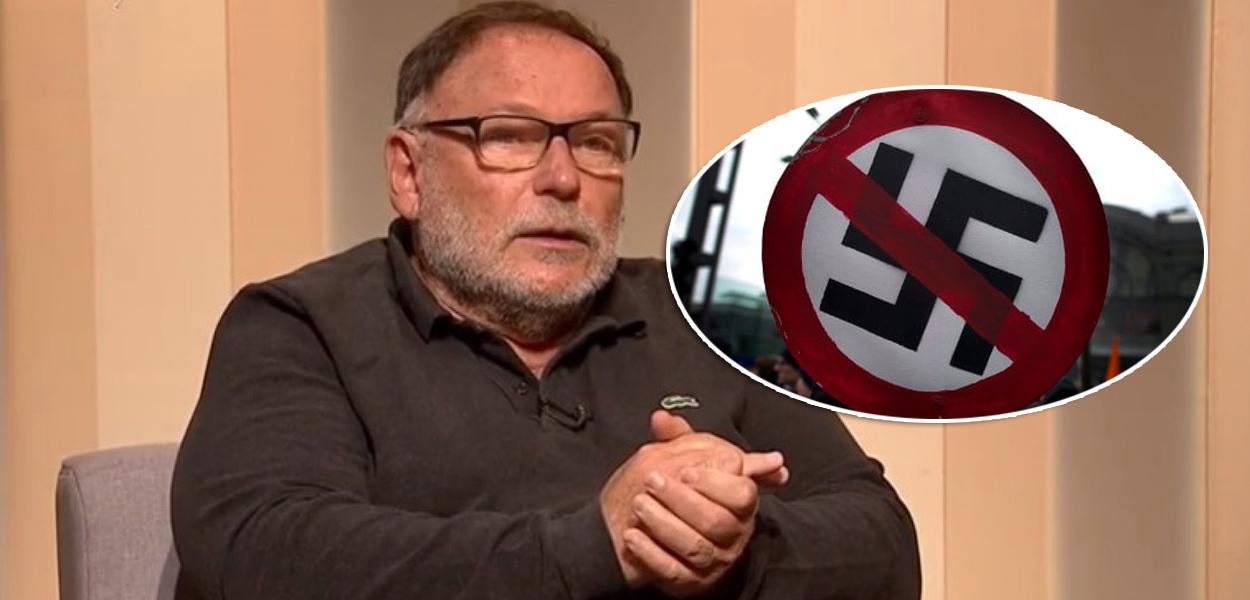 Milton Blay - placa contra nazismo