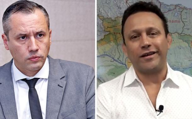 Ex-secretário Roberto Alvim e o lutador Renzo Gracie