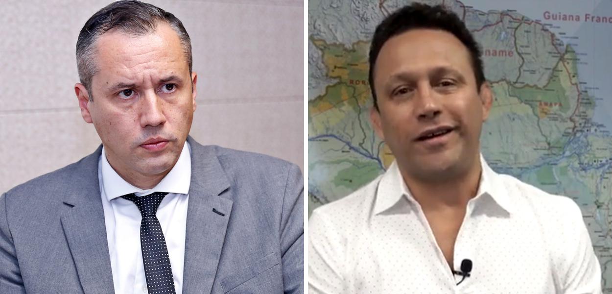 Ex-secretário Roberto Alvim e o lutador Renzo Gracie