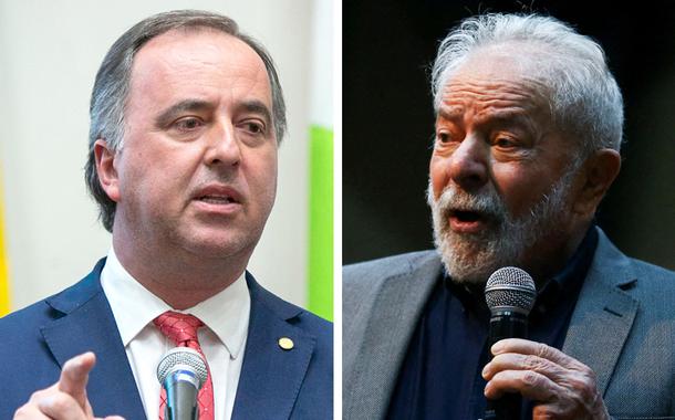 Deputado Kennedy Nunes e o ex-presidente Luiz Inácio Lula da Silva