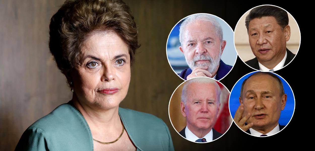 Dilma Rousseff, Lula, Biden, Xi e Putin