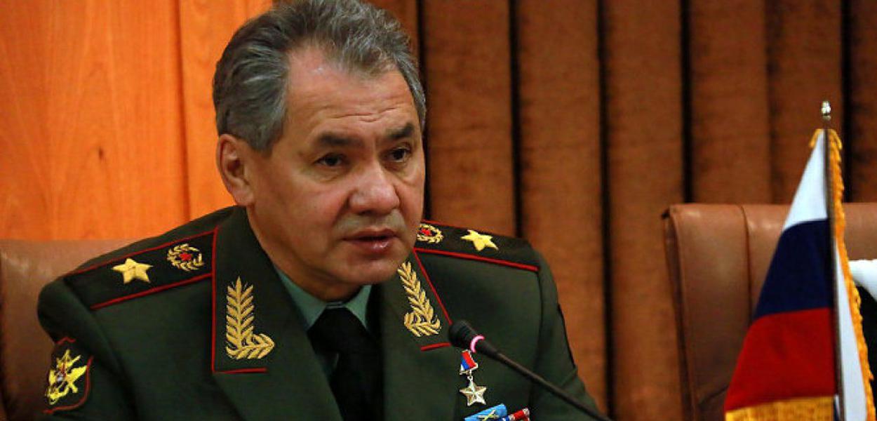 Ministro da Defesa russo, Sergei Shoigu