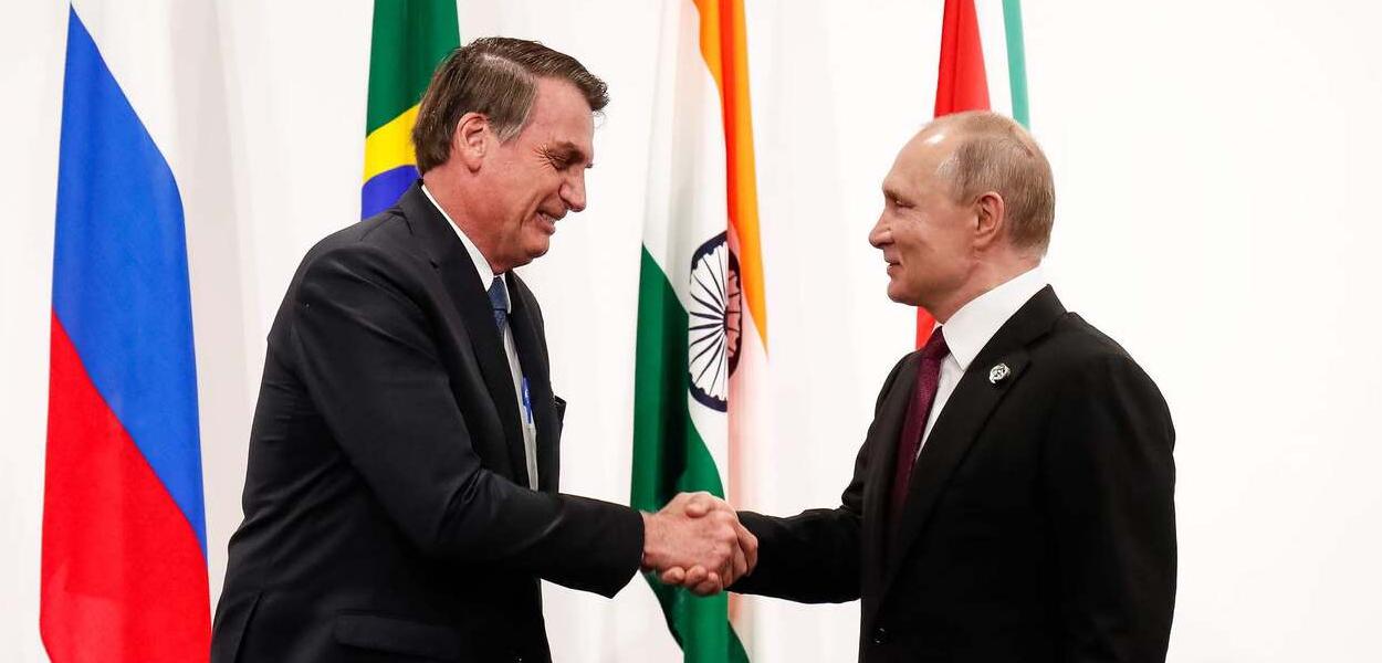 Jair Bolsonaro e Vladimir Putin