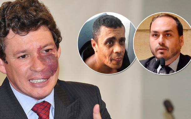 Reginaldo Lopes, Adélio Bispo e Carlos Bolsonaro