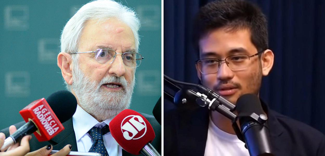 Deputados Ivan Valente e Kim Kataguiri