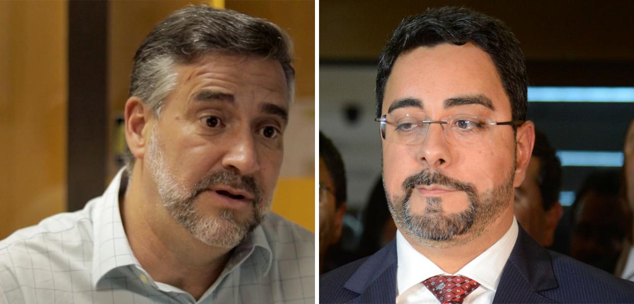 Deputado federal Paulo Pimenta (PT-RS) e o juiz Marcelo Bretas