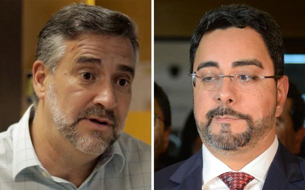 Deputado federal Paulo Pimenta (PT-RS) e o juiz Marcelo Bretas