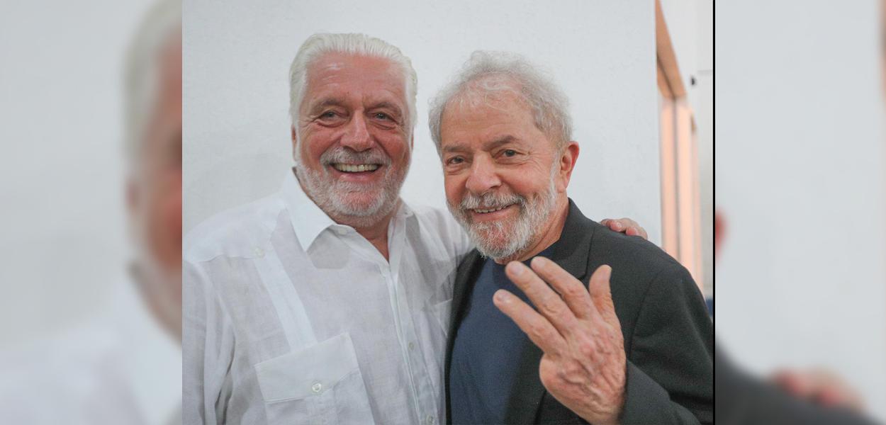 Jaques Wagner e o ex-presidente Lula
