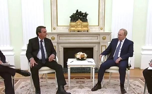 Jair Bolsonaro e Vladimir Putin