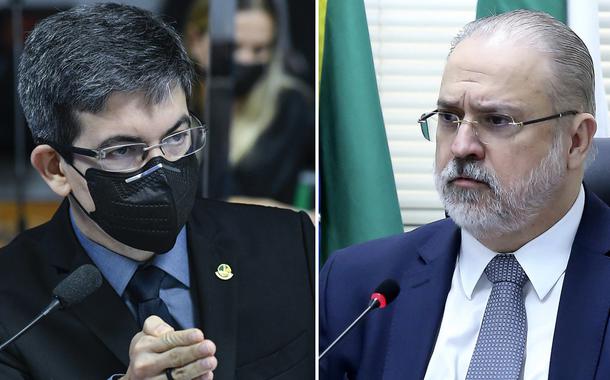 Randolfe Rodrigues e Augusto Aras