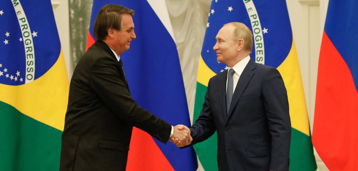 Jair Bolsonaro e Vladimir Putin