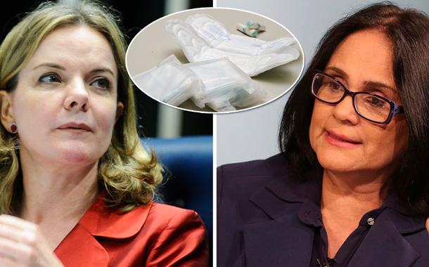 Gleisi Hoffmann e Damares Alves