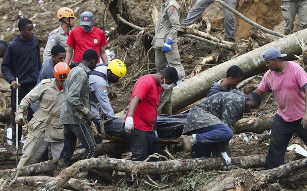 Petrópolis devastada pelas chuvas