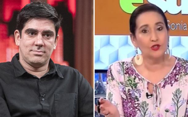 Marcelo Adnet e Sonia Abrão