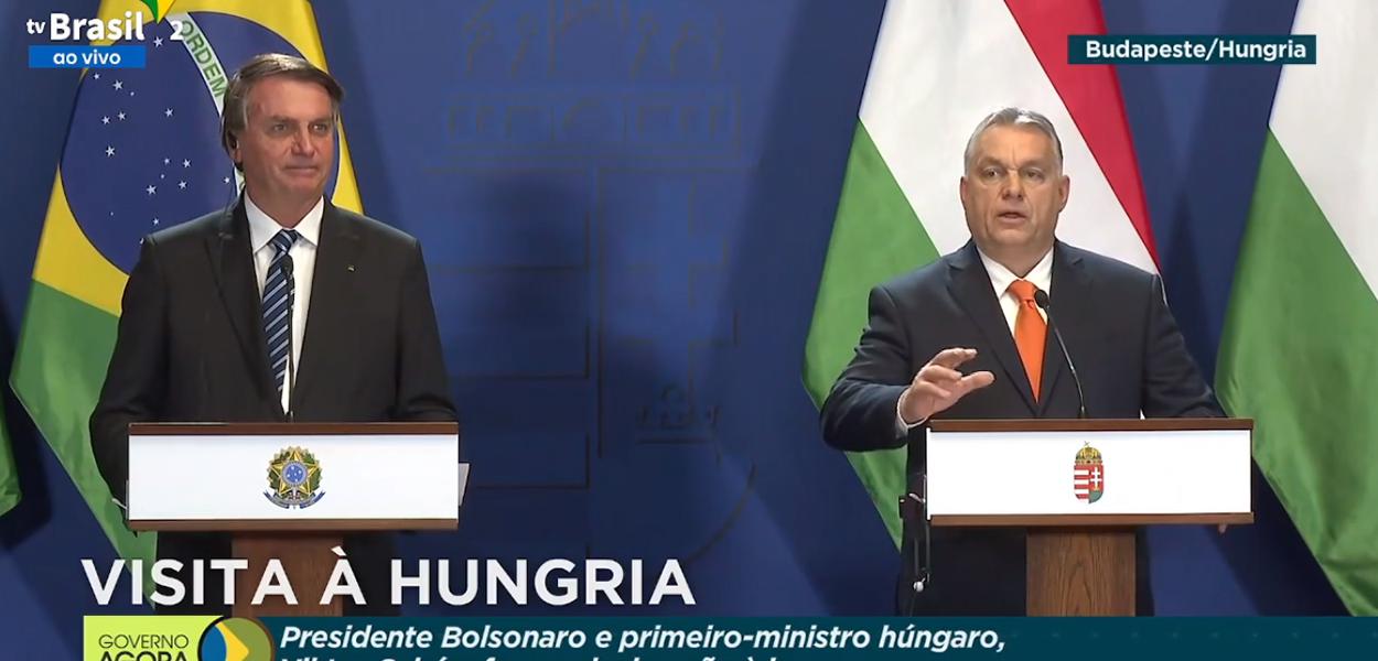 Jair Bolsonaro e Viktor Orbán