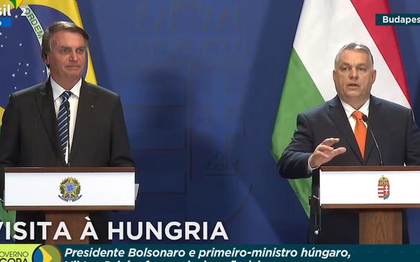 Jair Bolsonaro e Viktor Orbán