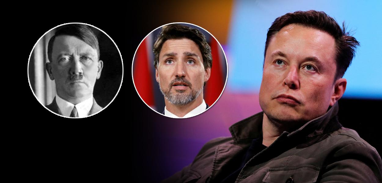Hitler, Justin Trudeau, Elon Musk
