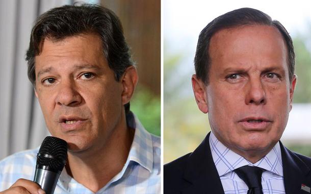 Fernando Haddad e João Doria