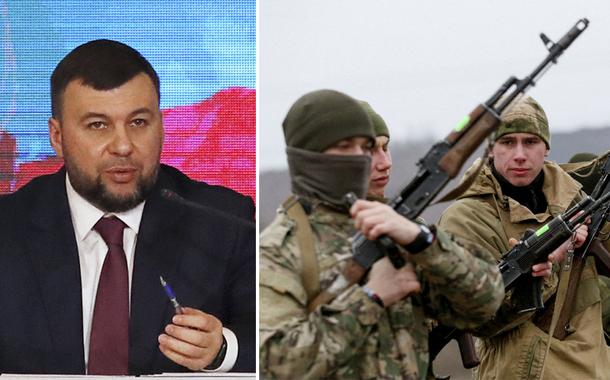 Denis Pushilin, líder da República Popular de Donetsk