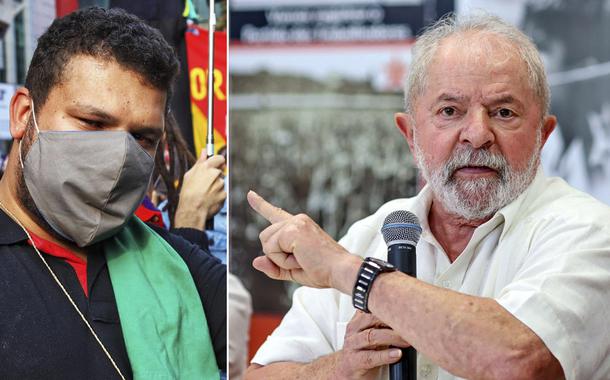 Ativista Paulo Galo e o ex-presidente Lula
