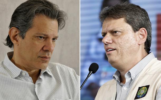 Fernando Haddad e Tarcisio Freitas