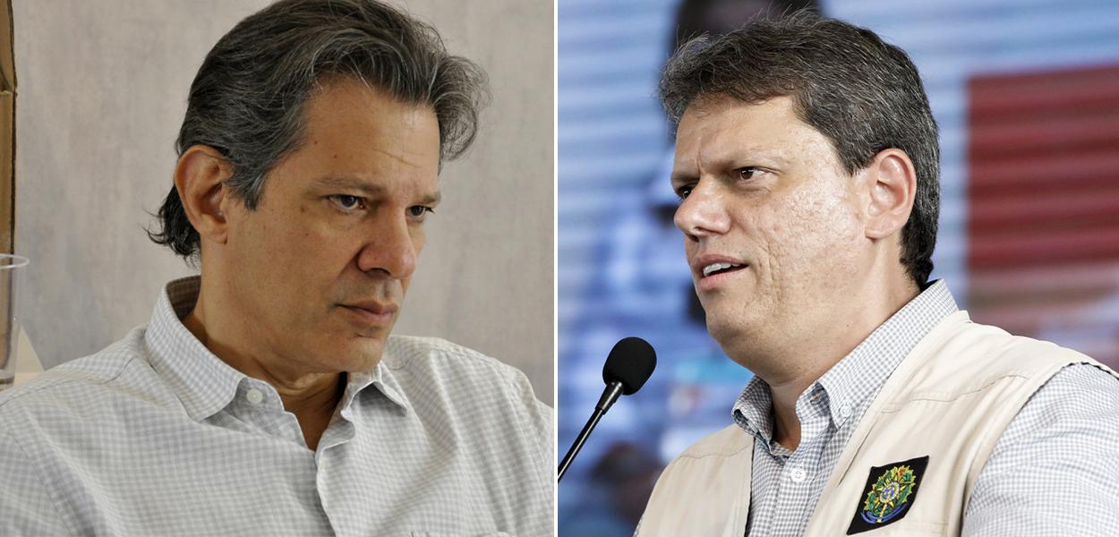 Fernando Haddad e Tarcisio Freitas