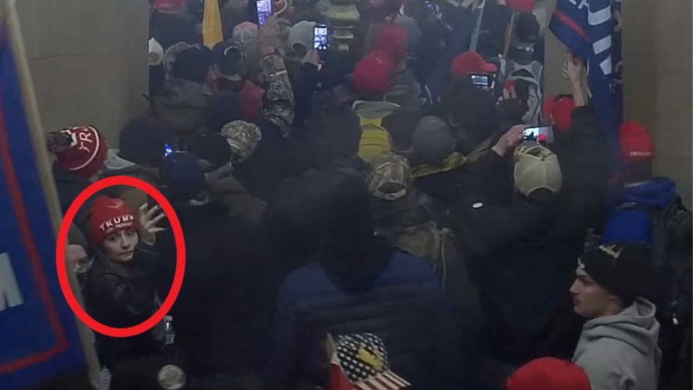 Brasileira teve participação na invasão ao Capitólio