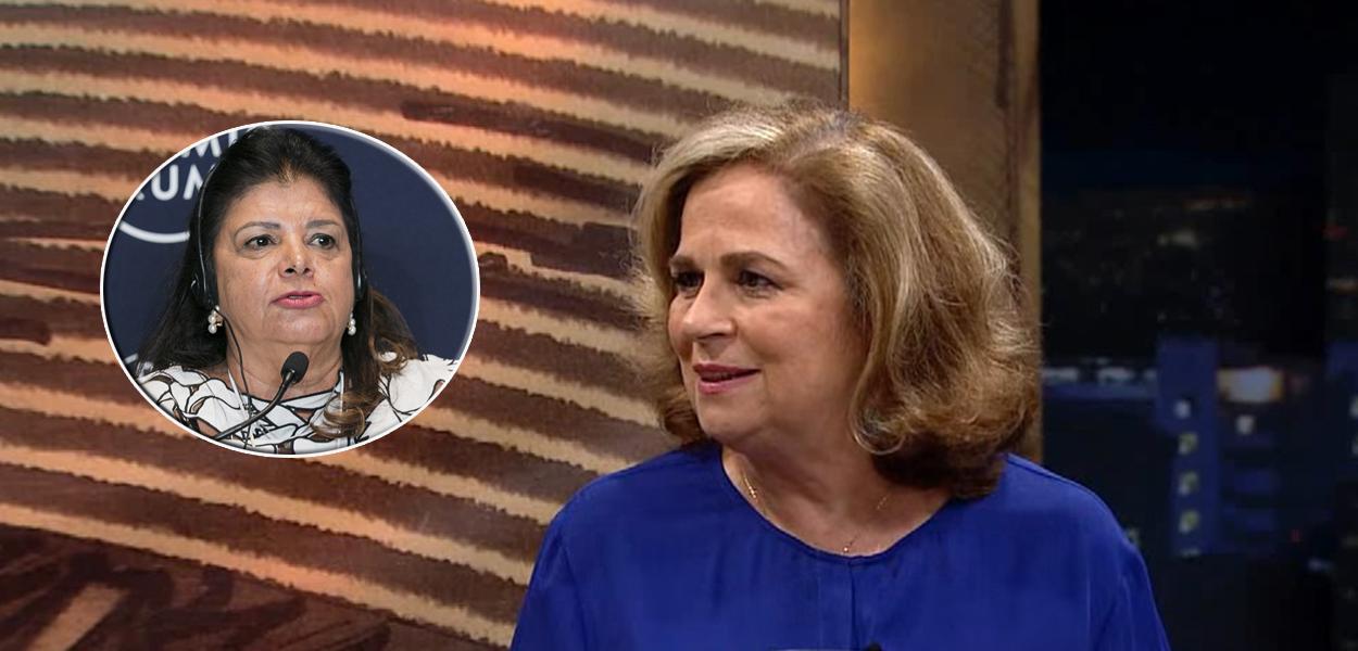 Empresária Luiza Trajano e a Jornalista Hildegard  Angel