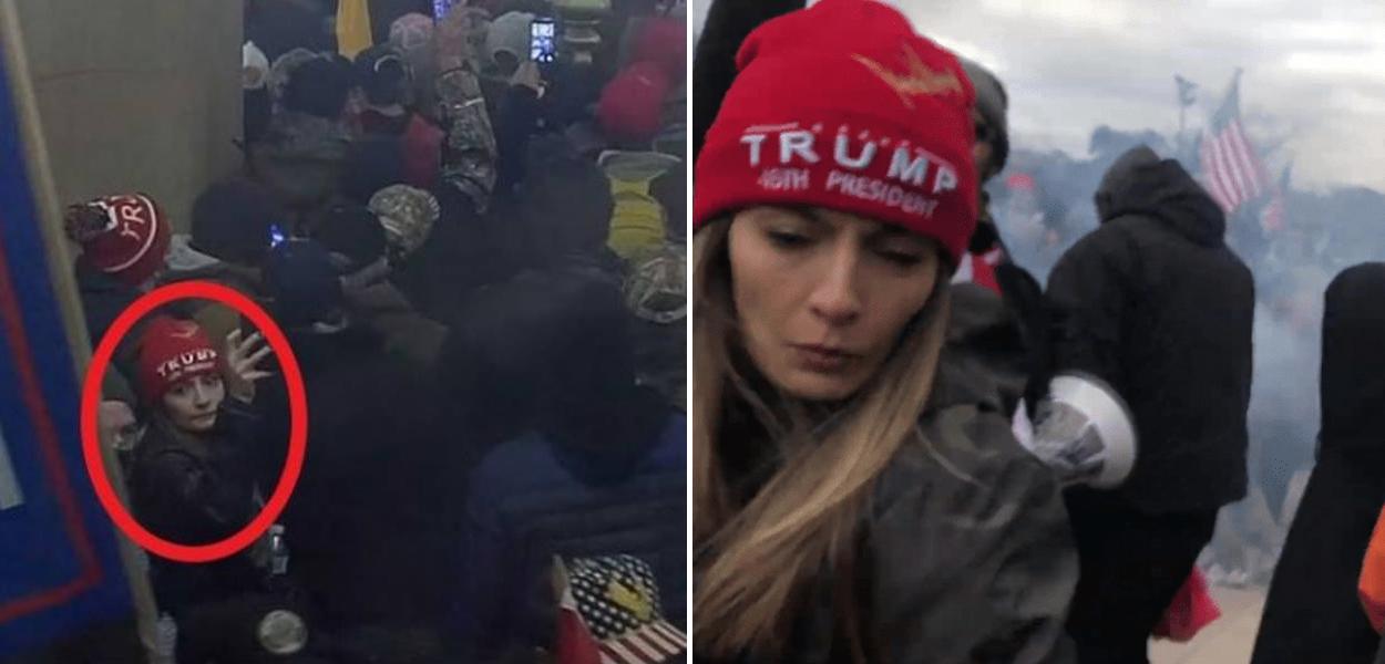 brasileira que participou de invasao no capitolio e presa