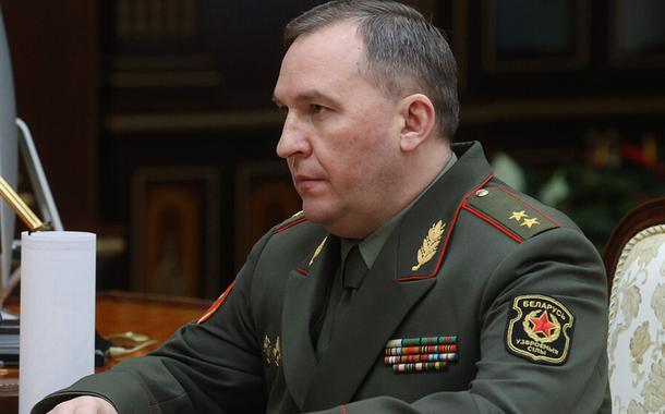 Ministro da Defesa belarusso, Viktor Khrenin