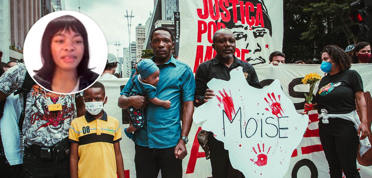 Sarah Mbuyamba Masengu | protesto por Justiça a Moise Kabagambe