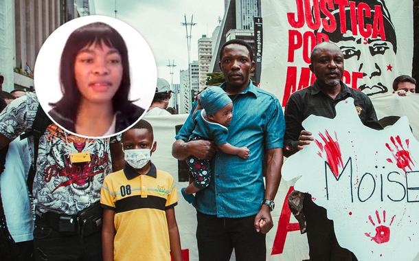 Sarah Mbuyamba Masengu | protesto por Justiça a Moise Kabagambe
