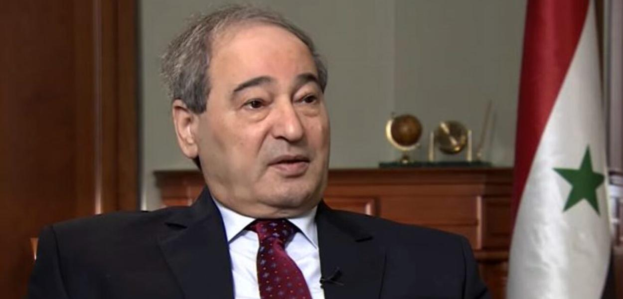 Faisal al-Mekdad, chanceler sírio