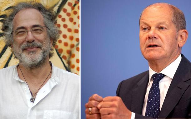Pepe Escobar e Olaf Scholz