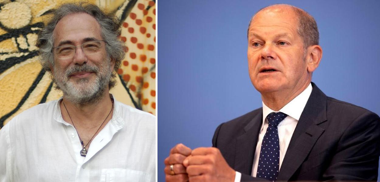 Pepe Escobar e Olaf Scholz