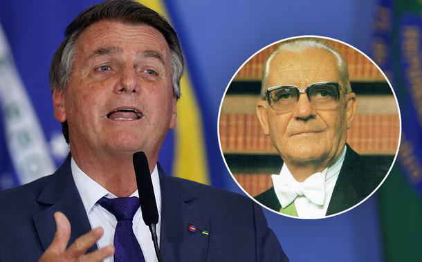 Jair Bolsonaro e Ernesto Geisel