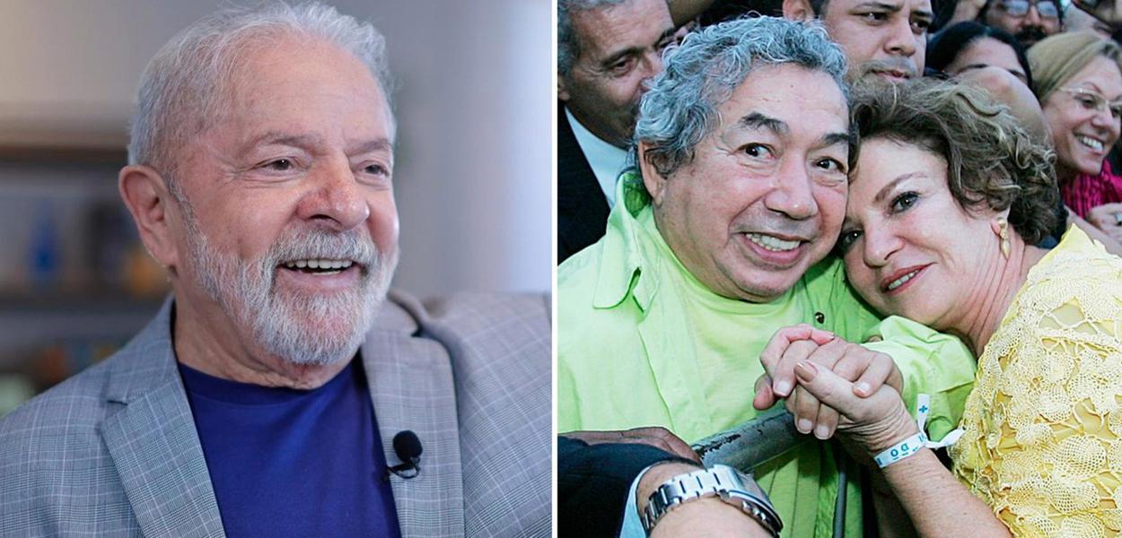 Lula, Joãosinho Trinta e Marisa Letícia