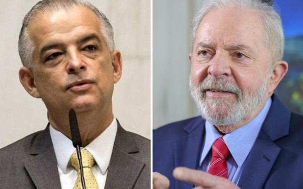 Montagem (da esq. para a dir.): Marcio França (ministro de Portos e Aeroportos) e Luiz Inácio Lula da Silva (presidente da República)