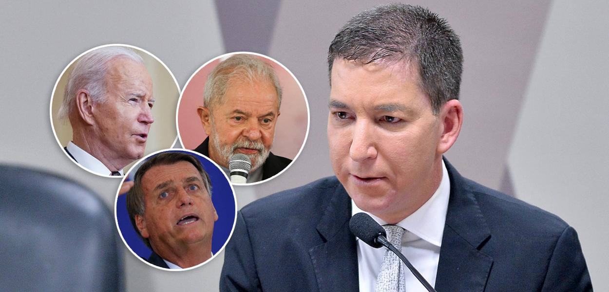 Glenn Greenwald, Joe Biden, Lula e Bolsonaro