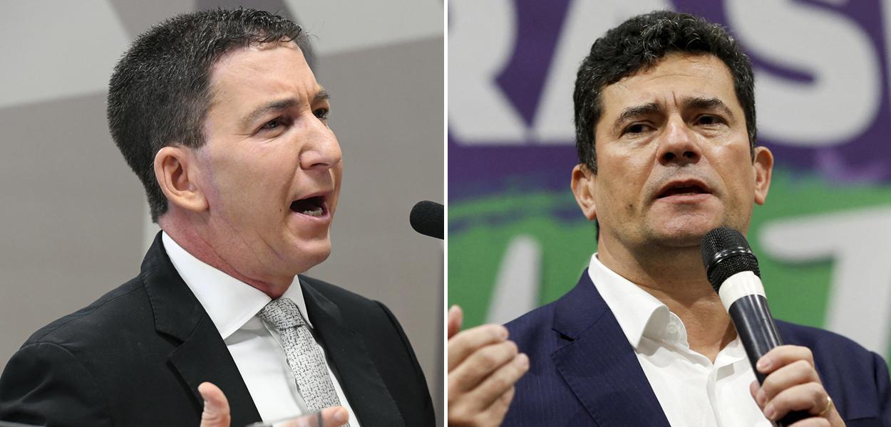 Glenn Greenwald e Sergio Moro