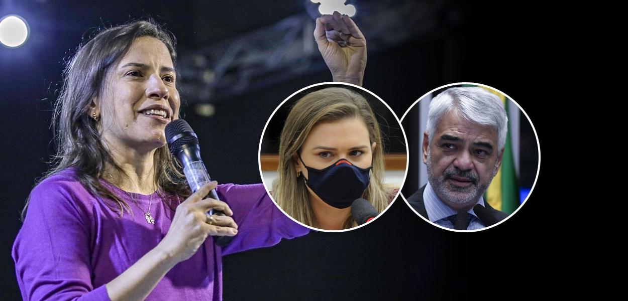Raquel Lyra, Marília Arraes e Humberto Costa