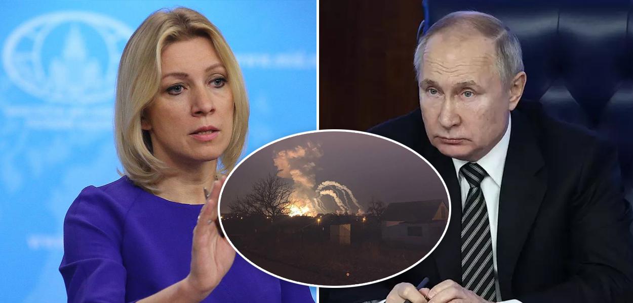 Maria Zakharova e Vladimir Putin