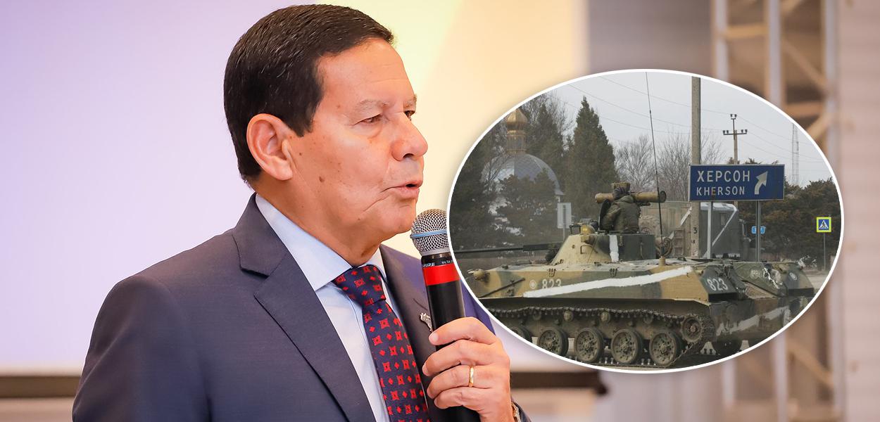 Mourão e guerra na Ucrânia