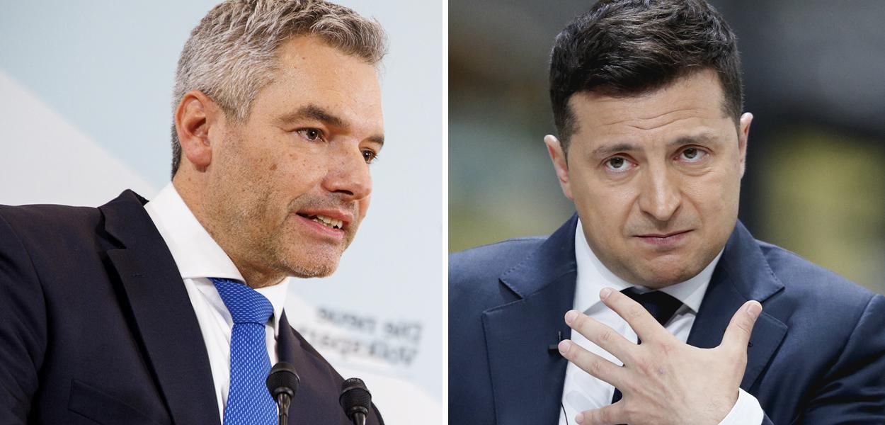 Karl Nehammer e Zelensky