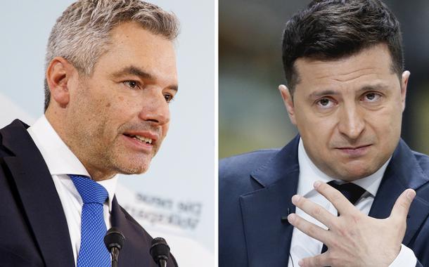Karl Nehammer e Zelensky